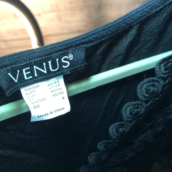 VENUS Black Swim Coverup with Elegant Design Medium NWOT - Picture 10 of 14